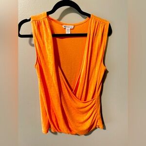 Athleta ruched front top sz M